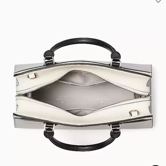 Kate Spade Madison Colorblock Saffiano Leather Medium Satchel
Platinum Grey
NWT - Picture 6 of 16